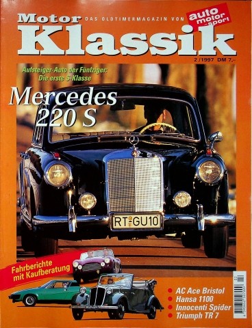 Deckblatt Motor Klassik (02/1997)